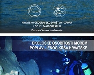 Predavanje "Ekološke osobitosti morem preplavljenog krša Hrvatske"